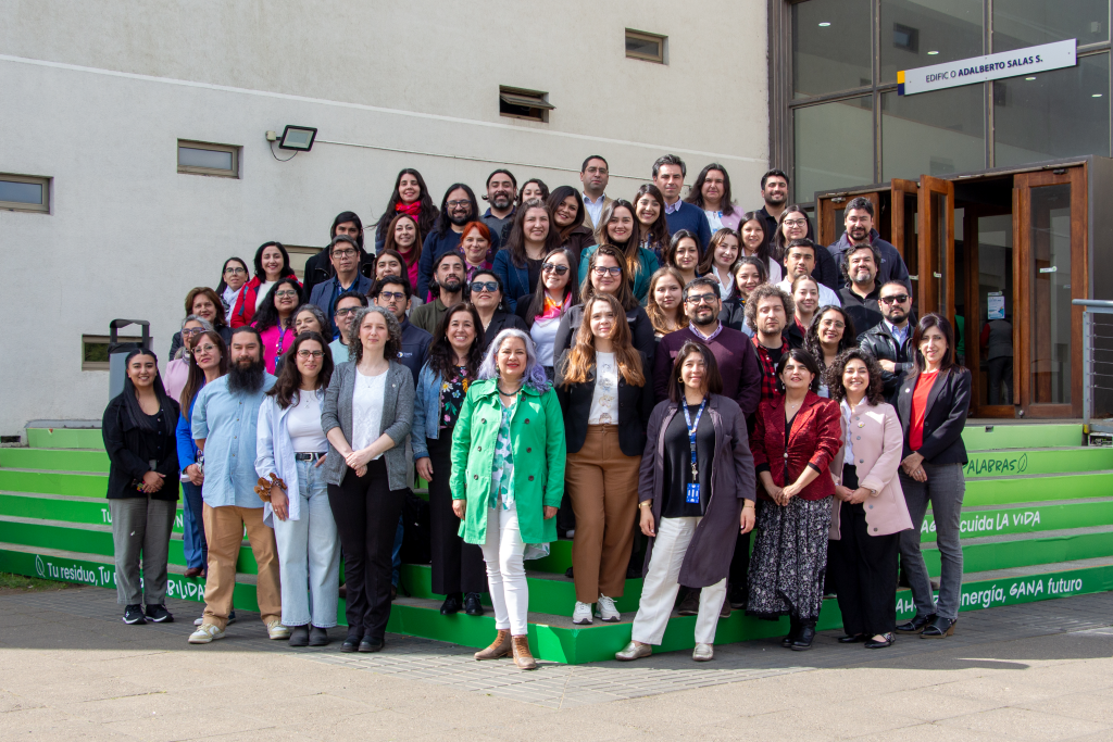 Fotografía grupal de la Dirección General de Inclusión y Acompañamiento Académico de la Universidad Católica de Temuco.